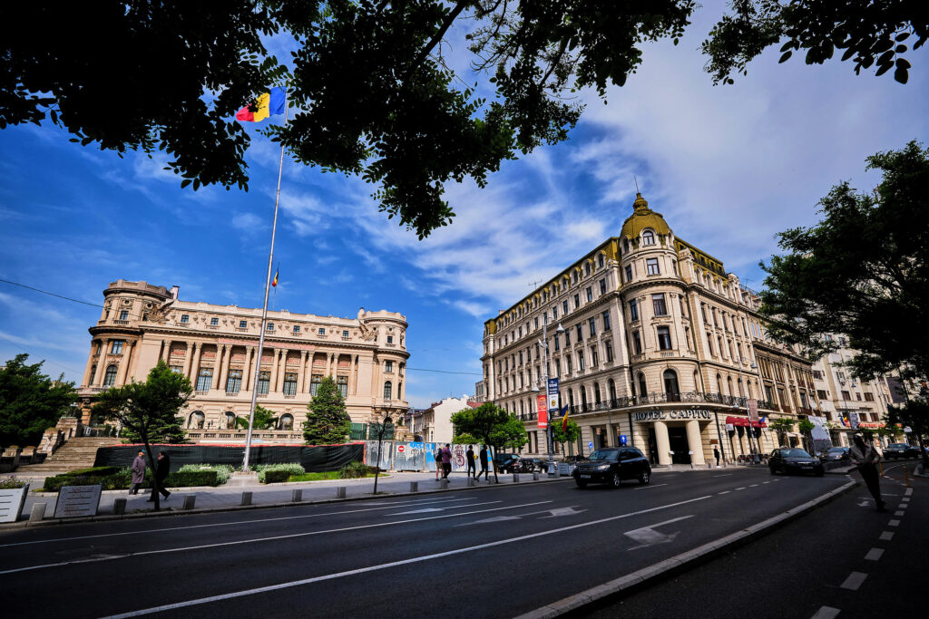 National Military Circle on Victory Avenue of Bucharest