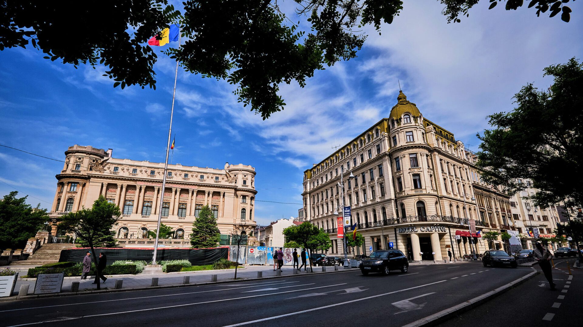 National Military Circle on Victory Avenue of Bucharest