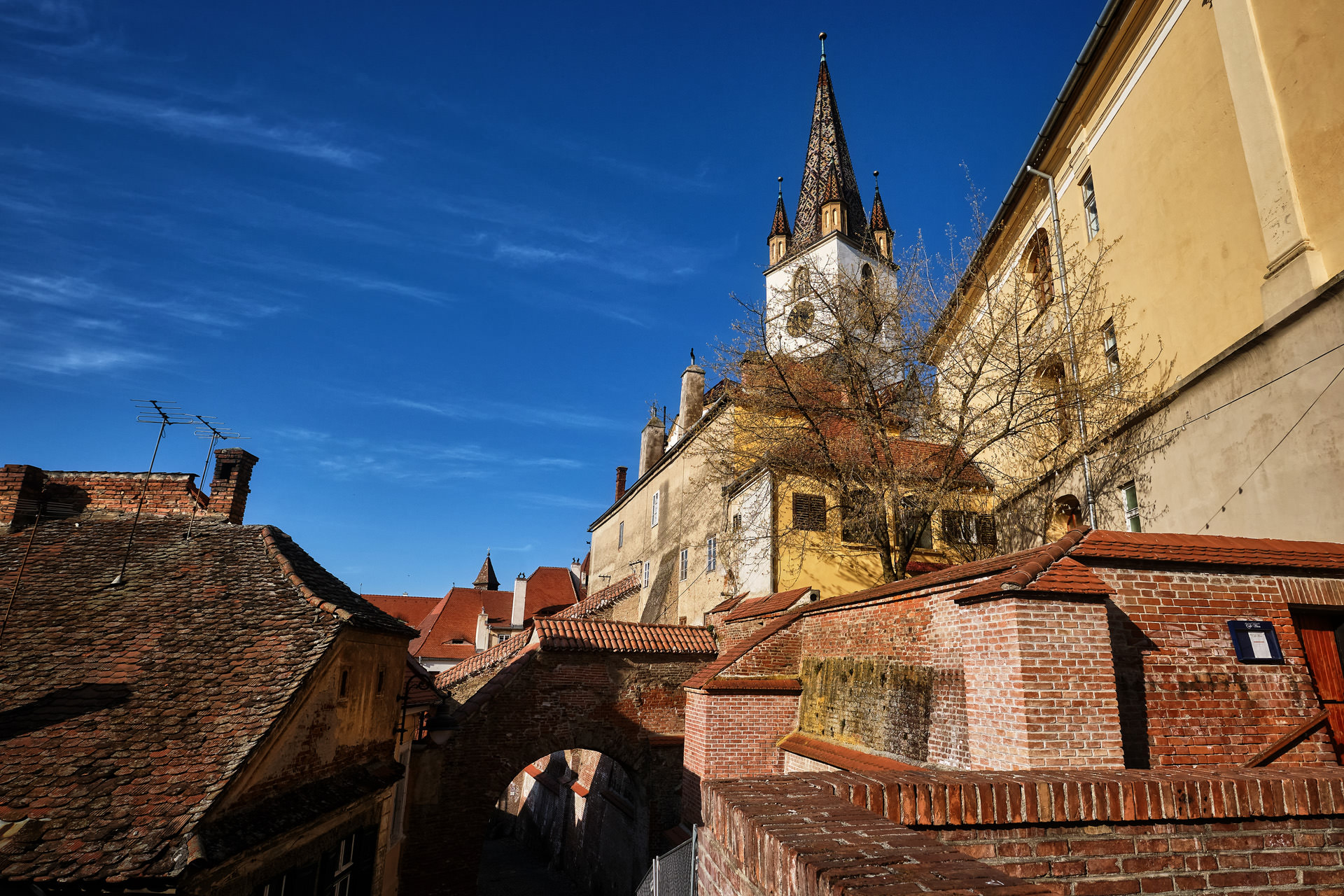 Details of Medieval Sibiu in Romania