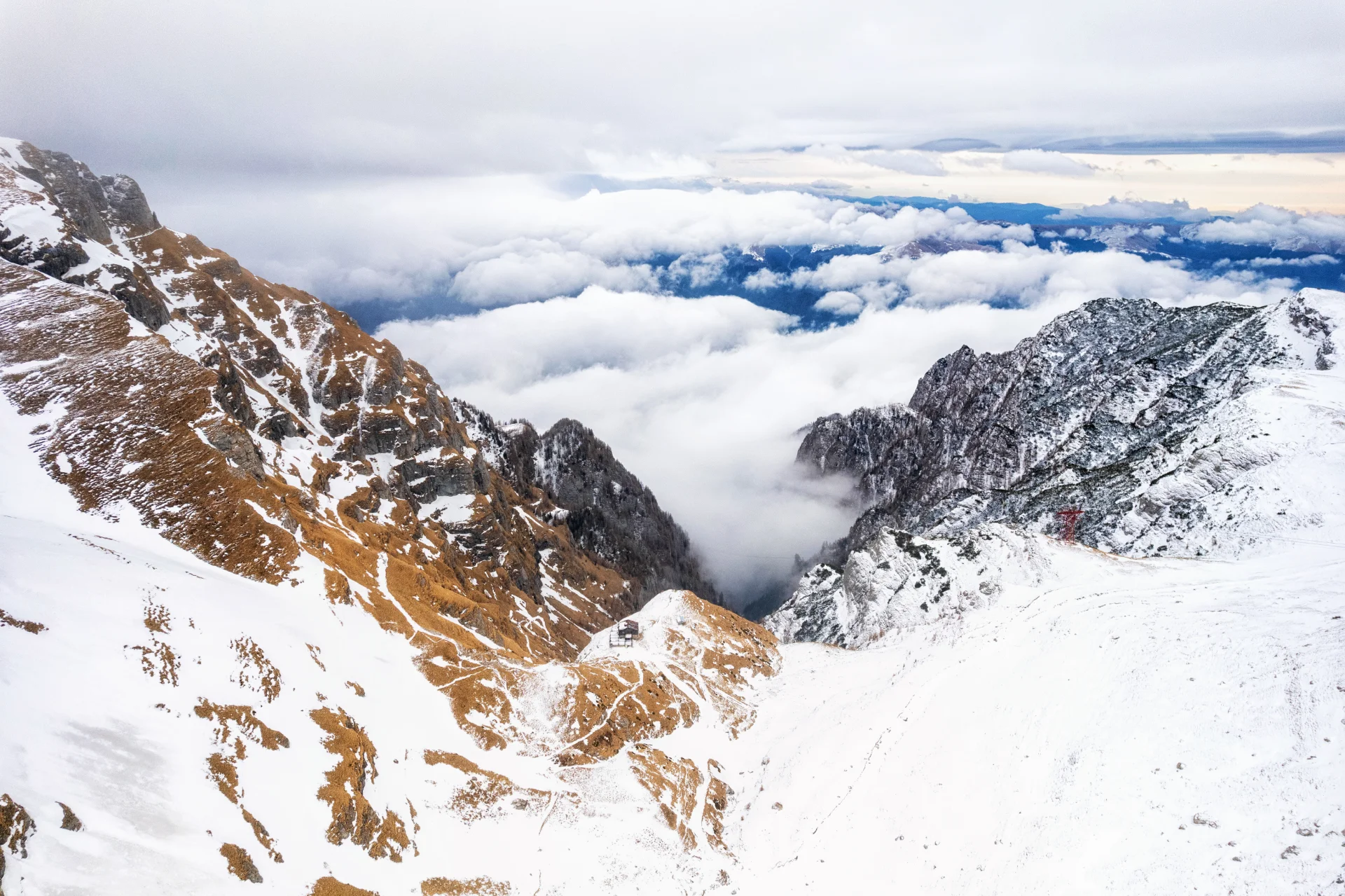 Jepilor Valley Hiking Trail in Bucegi Romania
