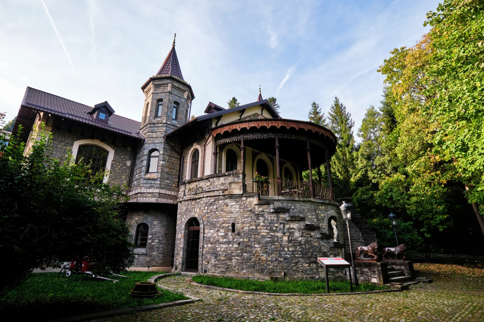 Stirbey Castle - City Museum of Sinaia in Romania