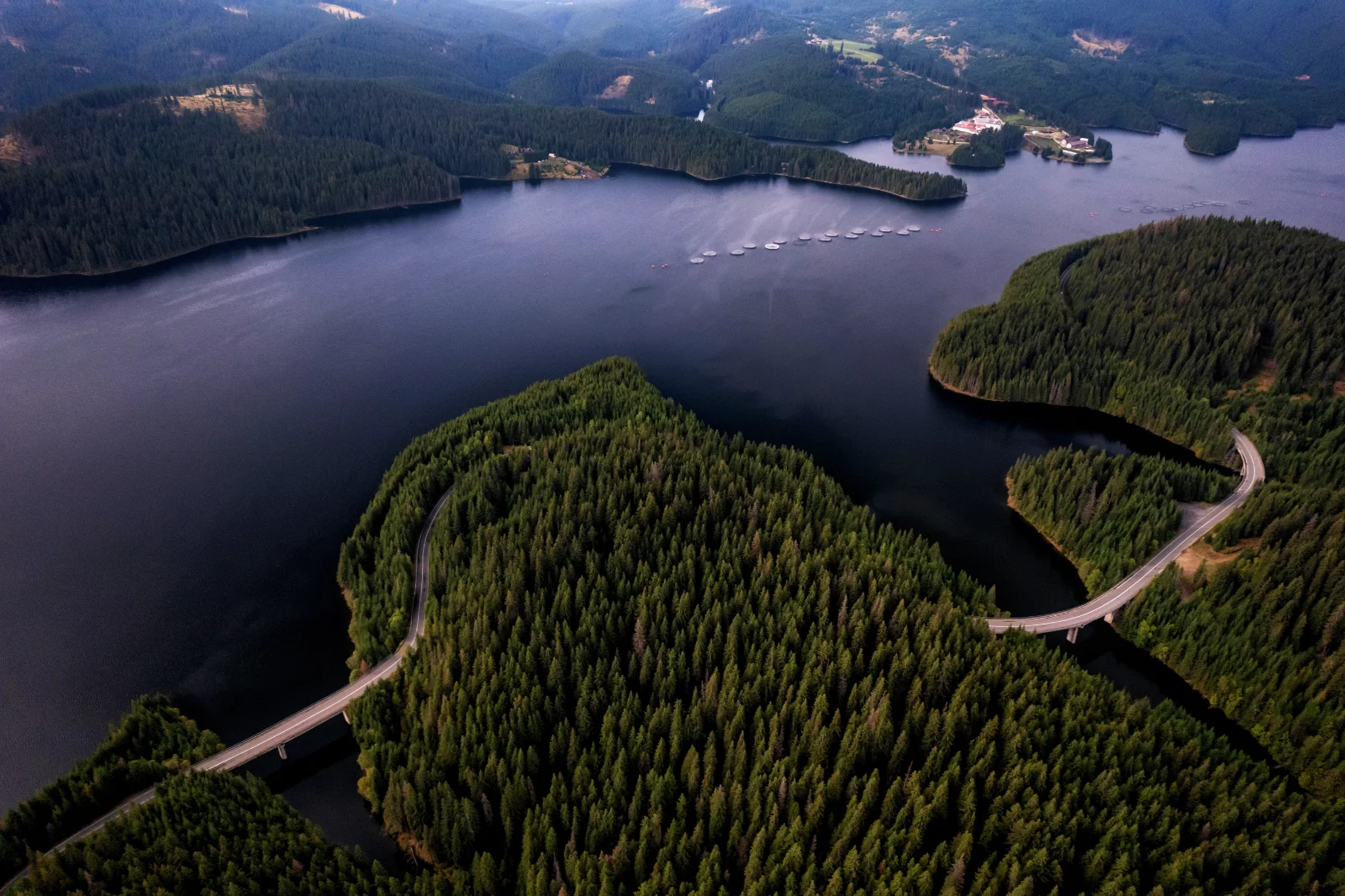 Transalpina Mountain Road in Romania - Oasa Lake
